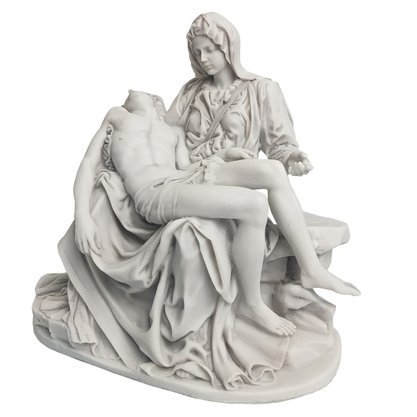 Imagem de Nossa Senhora Pietá de Mármore - 26 cm