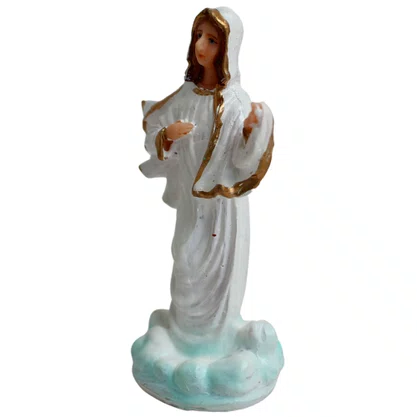Imagem de Nossa Senhora Rainha da Paz - 7 cm 