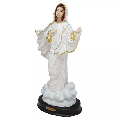 Imagem de Nossa Senhora Rainha da Paz de Resina Nacional - 20 cm