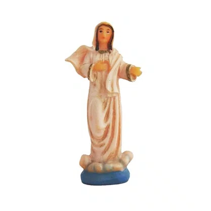 Imagem de Nossa Senhora Rainha Paz Resina Importada - 8 cm