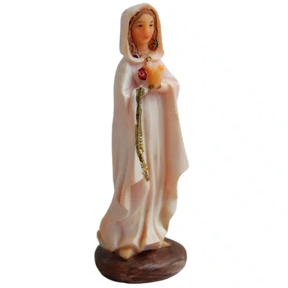 Imagem de Nossa Senhora Rosa Mística de Resina Importada - 7 cm