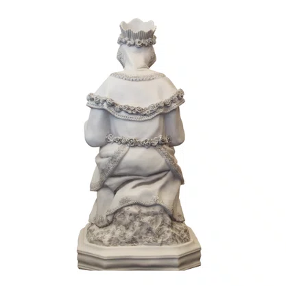 Imagem de Nossa Senhora Salette Sentada de Mármore - 105 cm 