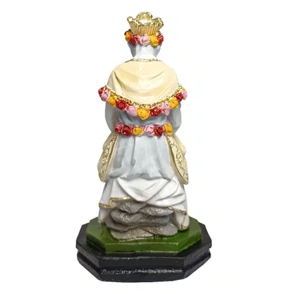Imagem de Nossa Senhora Salette Sentada de Resina Nacional - 16 cm