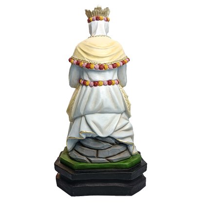 Imagem de Nossa Senhora Salette Sentada de Resina Nacional - 58 cm