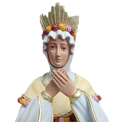 Imagem de Nossa Senhora Salette Sentada de Resina Nacional - 58 cm