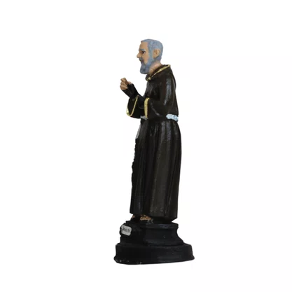 Imagem de Padre Pio de Resina Nacional - 13 cm
