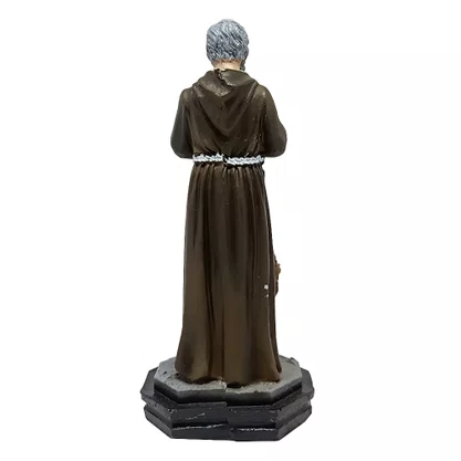 Imagem de Padre Pio de Resina Nacional - 20 cm
