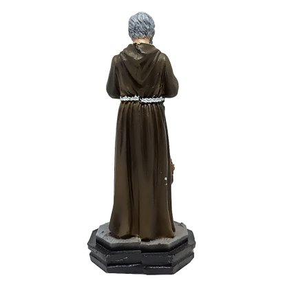 Imagem de Padre Pio de Resina Nacional - 20 cm