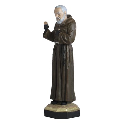 Imagem de Padre Pio de Resina Nacional - 40 cm