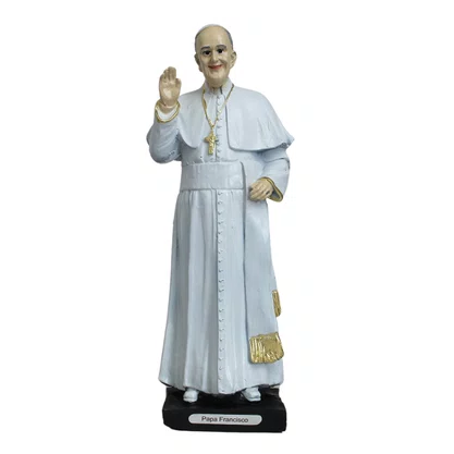 Imagem de Papa Francisco de Resinal Nacional - 20 cm
