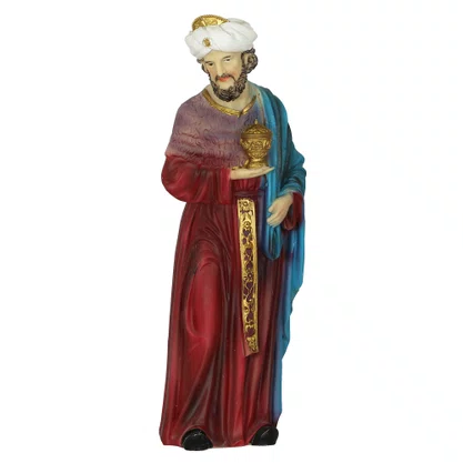 Imagem de Resina Importada Rei Mago Gaspar - 30 cm