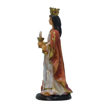 Imagem de Santa Bárbara de Resina Importada - 7cm