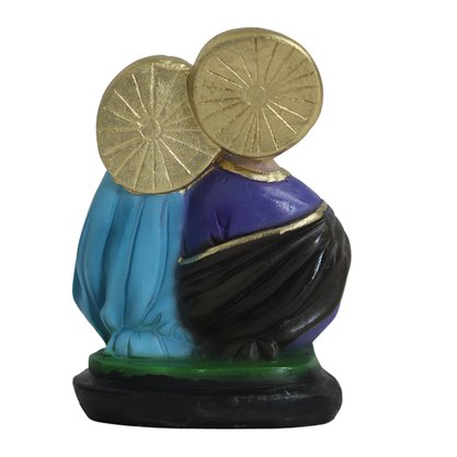 Imagem de Sagrada Família Busto de Resina Nacional - 13 cm