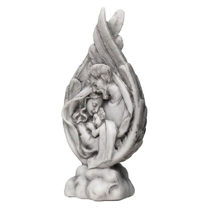 Imagem de Sagrada Família de Mármore - 14 cm x 7,5 cm