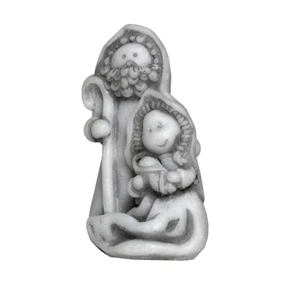 Imagem de Sagrada Família de Mármore - 6 cm