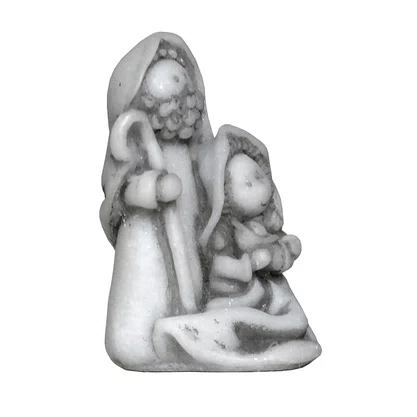 Imagem de Sagrada Família de Mármore - 6 cm