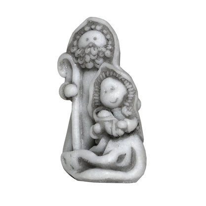 Imagem de Sagrada Família de Mármore - 6 cm