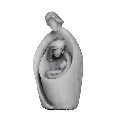 Imagem de Sagrada Família de Mármore - 7 cm