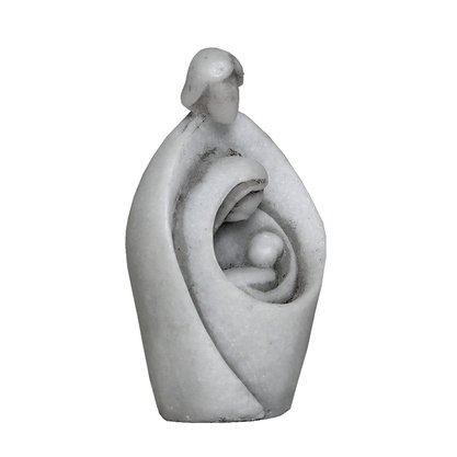 Imagem de Sagrada Família de Mármore - 7 cm