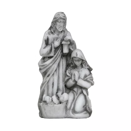 Imagem de Sagrada Família de Mármore - 8,5 cm
