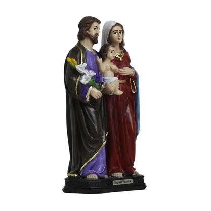 Imagem de Sagrada Família de Resina Nacional - 19 cm