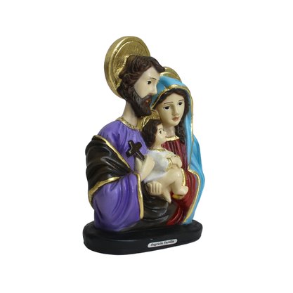 Imagem de Sagrada Família de Resina Nacional - 20 cm