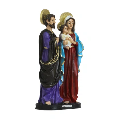 Imagem de Sagrada Família de Resina Nacional - 30 cm