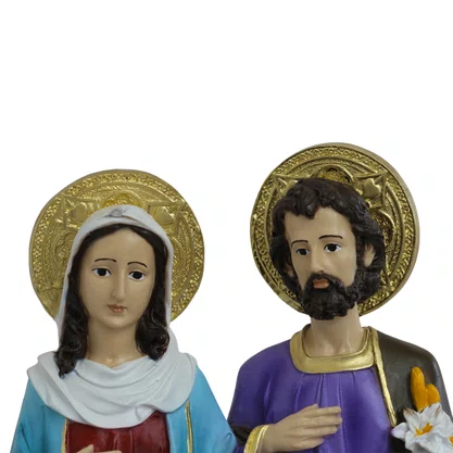 Imagem de Sagrada Família de Resina Nacional - 41 cm
