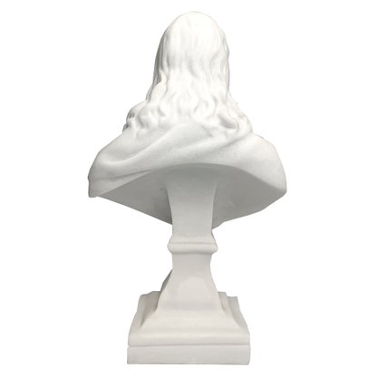 Imagem de Sagrado Coração de Jesus Busto em Mármore Natural - 27 cm