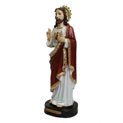Imagem de Sagrado Coração de Jesus de Resina Nacional - 20 cm