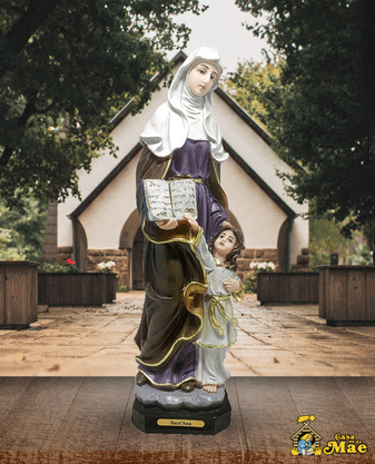 Imagem de Sant' Ana de Resina Nacional - 29 cm