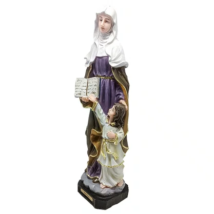 Imagem de Sant' Ana de Resina Nacional - 29 cm