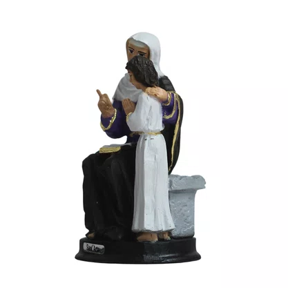 Imagem de Sant'ana Sentada de Resina Nacional - 15 cm