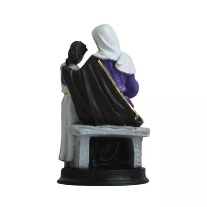 Imagem de Sant'ana Sentada de Resina Nacional - 15 cm