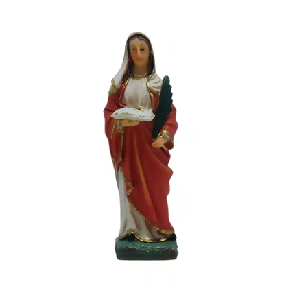 Imagem de Santa Apolônia de Resina Importada - 7cm