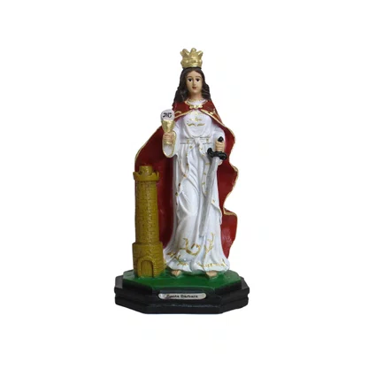 Imagem de Santa Bárbara de Resina Nacional - 19 cm