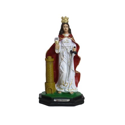 Imagem de Santa Bárbara de Resina Nacional - 19 cm