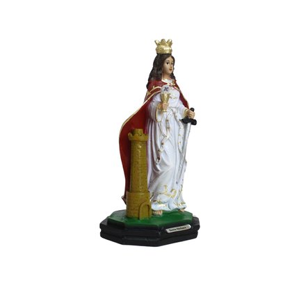 Imagem de Santa Bárbara de Resina Nacional - 19 cm