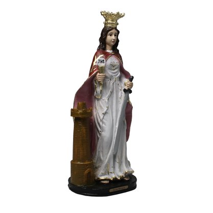 Imagem de Santa Bárbara de Resina Nacional - 28 cm