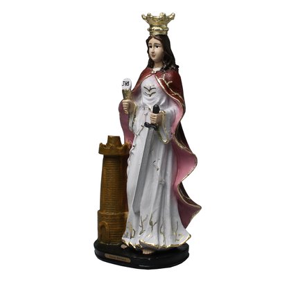Imagem de Santa Bárbara de Resina Nacional - 28 cm