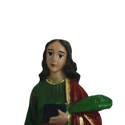 Imagem de Santa Catarina de Resina Nacional - 14 cm