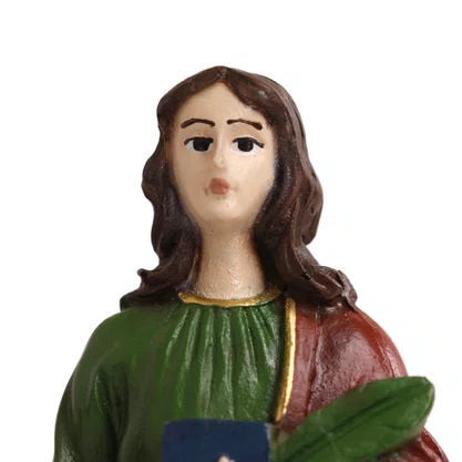 Imagem de Santa Catarina de Resina Nacional - 20 cm