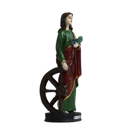 Imagem de Santa Catarina de Resina Nacional - 20 cm