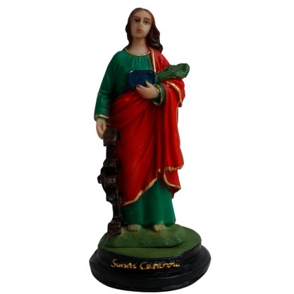 Imagem de Santa Catarina Resina Nacional - 7 cm