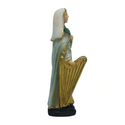 Imagem de Santa Cecília Resina Importada - 7cm