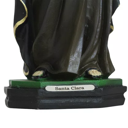 Imagem de Santa Clara de Resina Nacional - 28,5cm