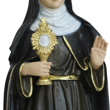 Imagem de Santa Clara de Resina Nacional - 28,5cm