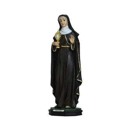 Imagem de Santa Clara de Resina Nacional - 28,5cm