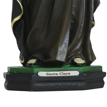 Imagem de Santa Clara de Resina Nacional - 28,5cm