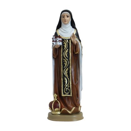 Imagem de Santa Edwiges de Resina Nacional - 30 Cm